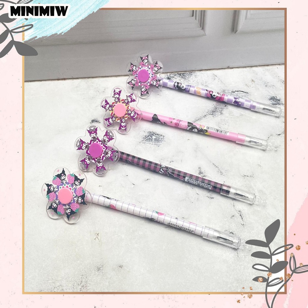 

PULPEN GEL SPINNER KINCIR SANRIO PGK-1524 KUROMI MAINAN PUTAR PEN PENA BOLPEN BOLPOIN LUCU ANAK ALAT TULIS KANTOR SEKOLAH