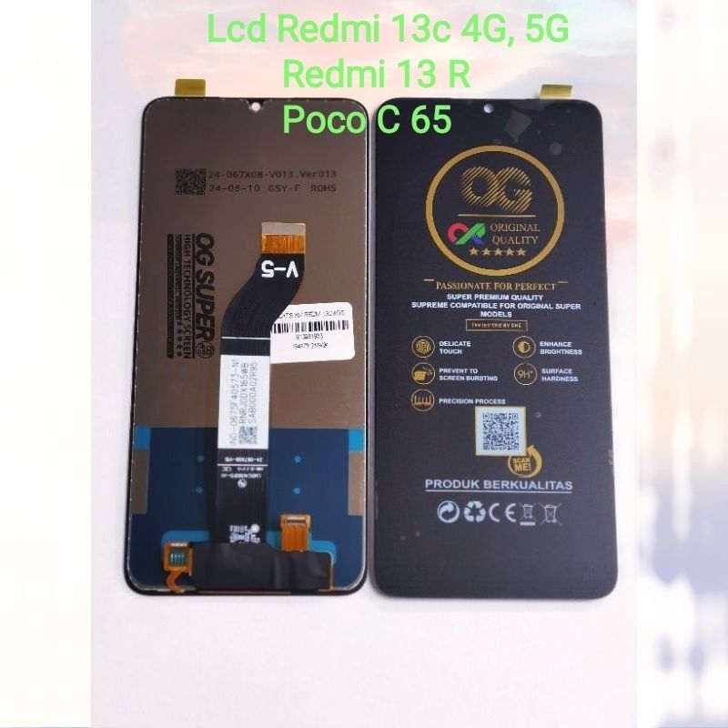 Lcd  Redmi 13c 4G, 5G/Redmi 13R, Poco C65.