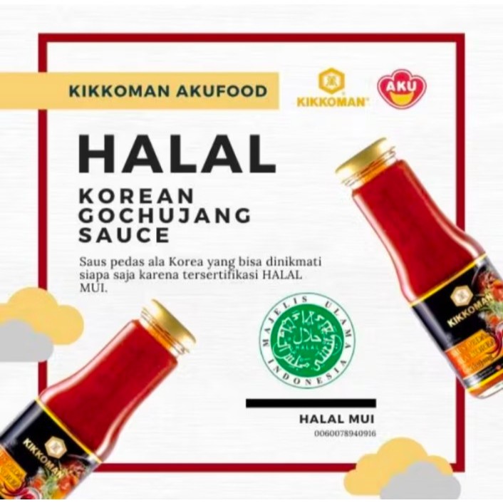 

Kikkoman Gochujang Sauce | Saus Pedas ala Korea Halal 300 gr