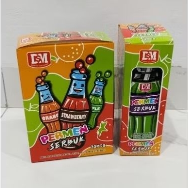 

Permen serbuk aneka rasa buah (30 pcs)
