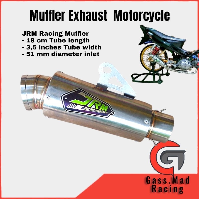 Knalpot JRM Racing / Muffler Exhaust Motorcycle
