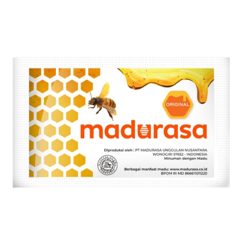 

Madurasa madu original 1 kotak isi 12 sachet