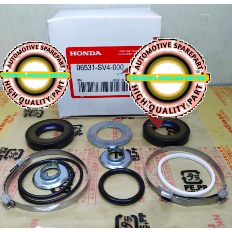 seal kit power steering/seal rack steering bawah honda cielo 1992-1997 original japan garansi 1bulan