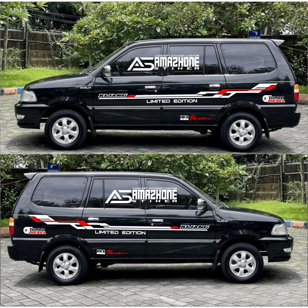 Stiker Mobil Kijang Super Stiker Body Kijang Super Stiker Kijang Super Cutting Sticker Terbaru