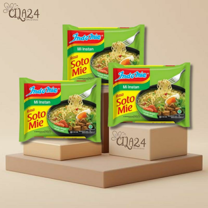

Indomie Soto 70gram Mie Instan Isi 10 Pcs