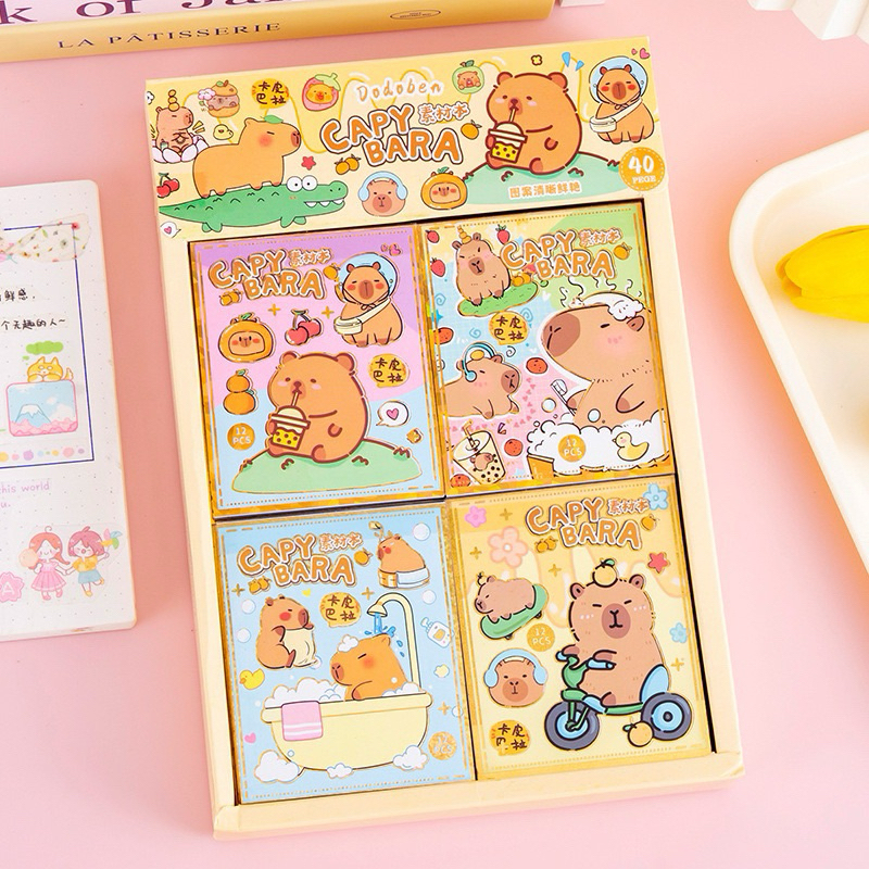 

Buku Stiker Sticker Capybara Set dapat 4 Buku
