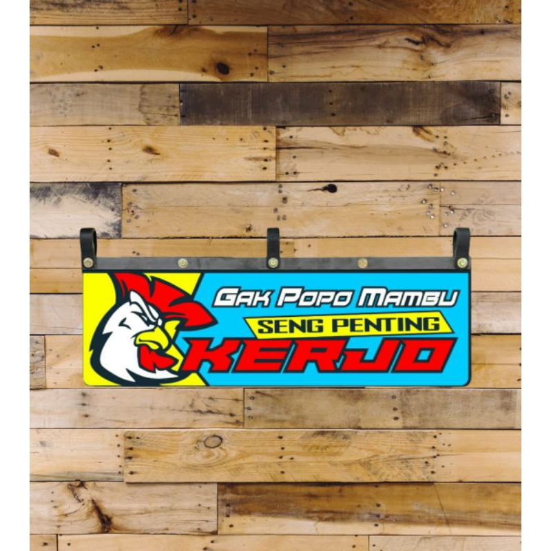 kepet sticker Variasi belakang truck, pick up, bus, elf dlln