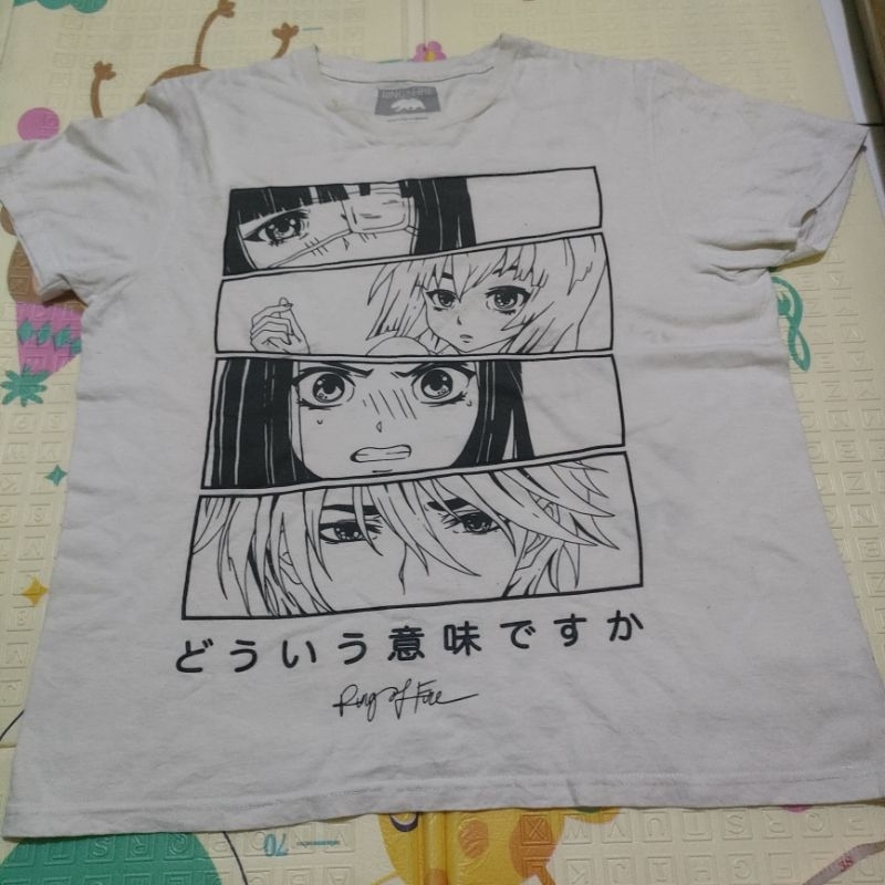 T shirt kaos anime ring of fire japan kaos murah kaos preloved kaos second original