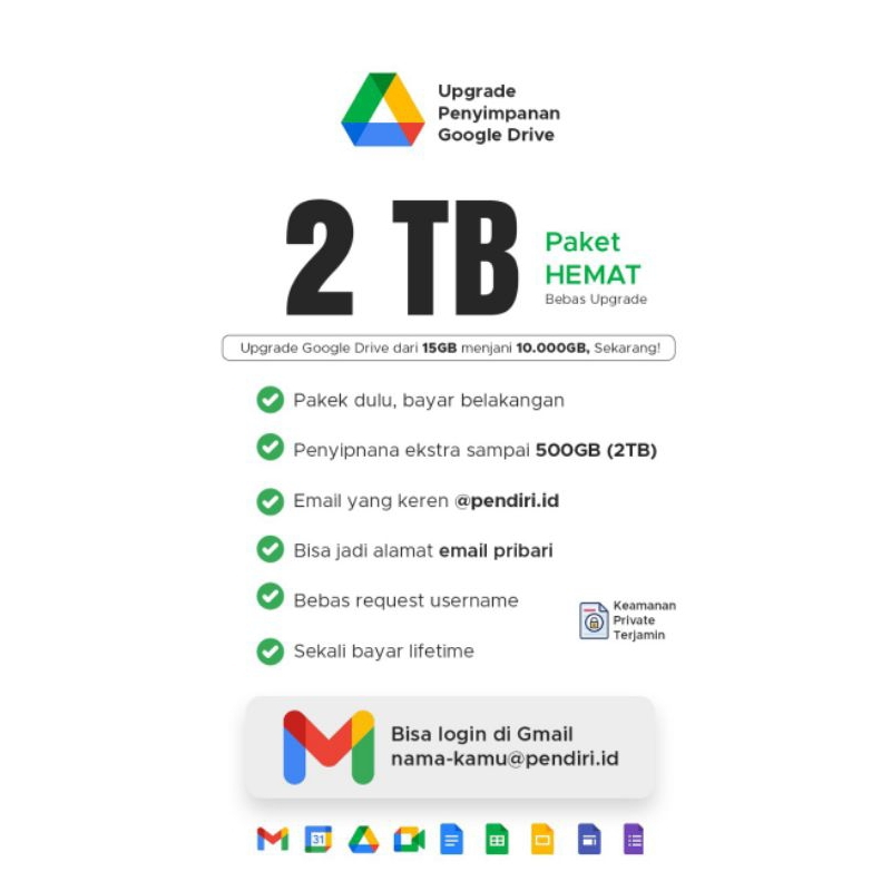 google drive lifetime original dan bergaransi