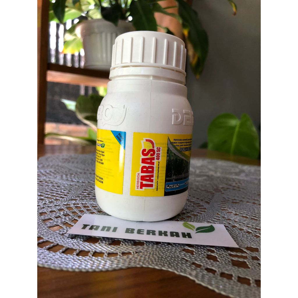 Herbisida Tabas Natrium Bispiribak 400SC Obat Rumput padi selektif Berdaun Lebar dan Sempit