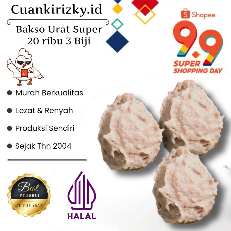 

Bakso Urat Besar super Enak 3 biji