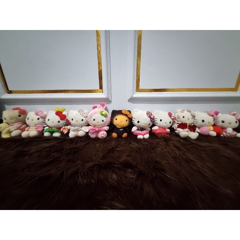 BONEKA HELLOKITTY SANRIO 3 PRELOVED