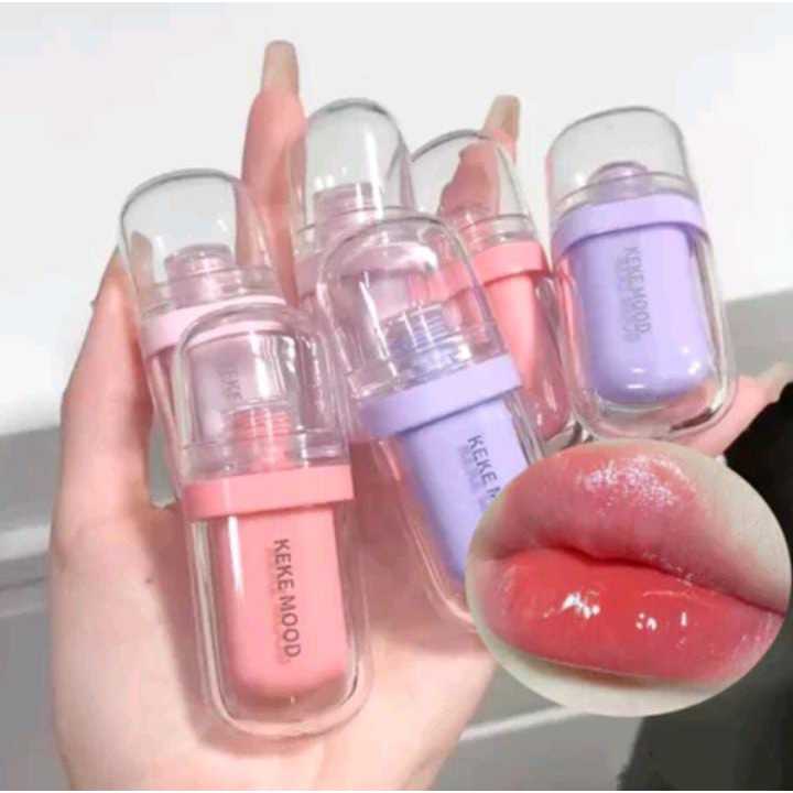 MGLAM - KEKEMOOD Soft Jelly Glossy Tender Watery Lip Glaze Candy Fit Tint Lipstick