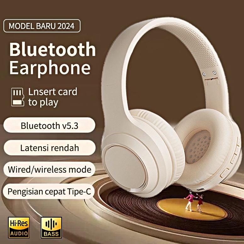 Best Seller Original 1 M6 Bluetooth Headphone with Microphone Dual Mode Kable Wireless Headset Gamin