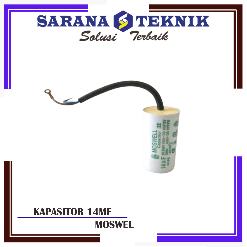 KAPASITOR BULAT 14MF 16MF 20MF 40MF IMD NASIONAL (MOSWEL)