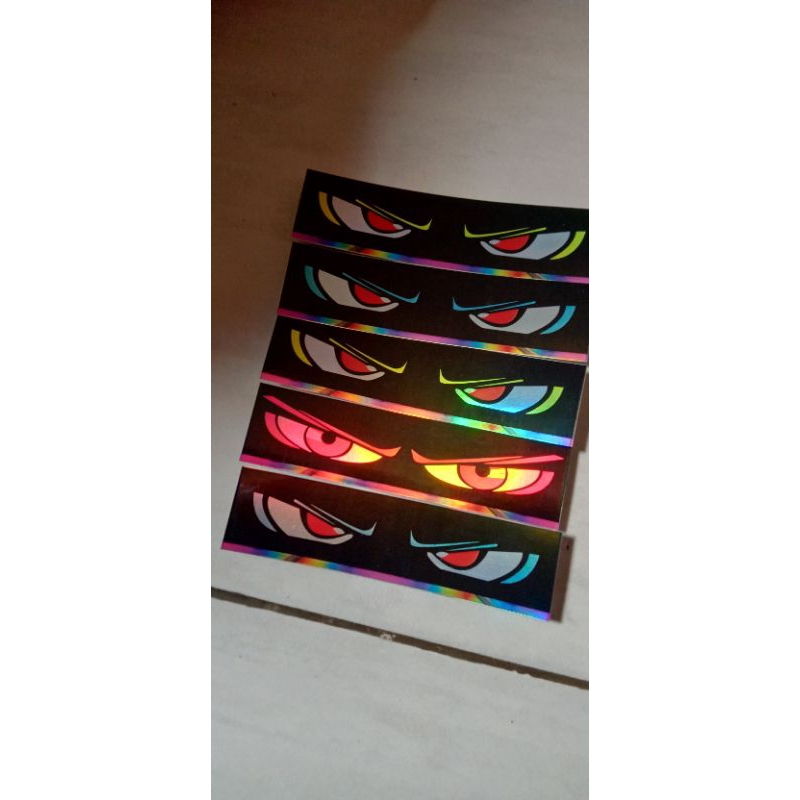 

setiker mata animasi hologram keluaran terbaru /5pcs
