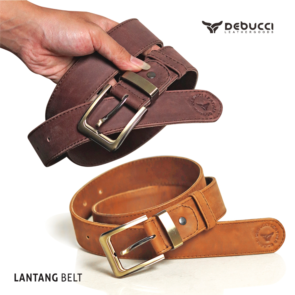 Debucci leather goods - Lantang Belt/Ultimate Belt Ikat Pinggang Pria Kulit Asli