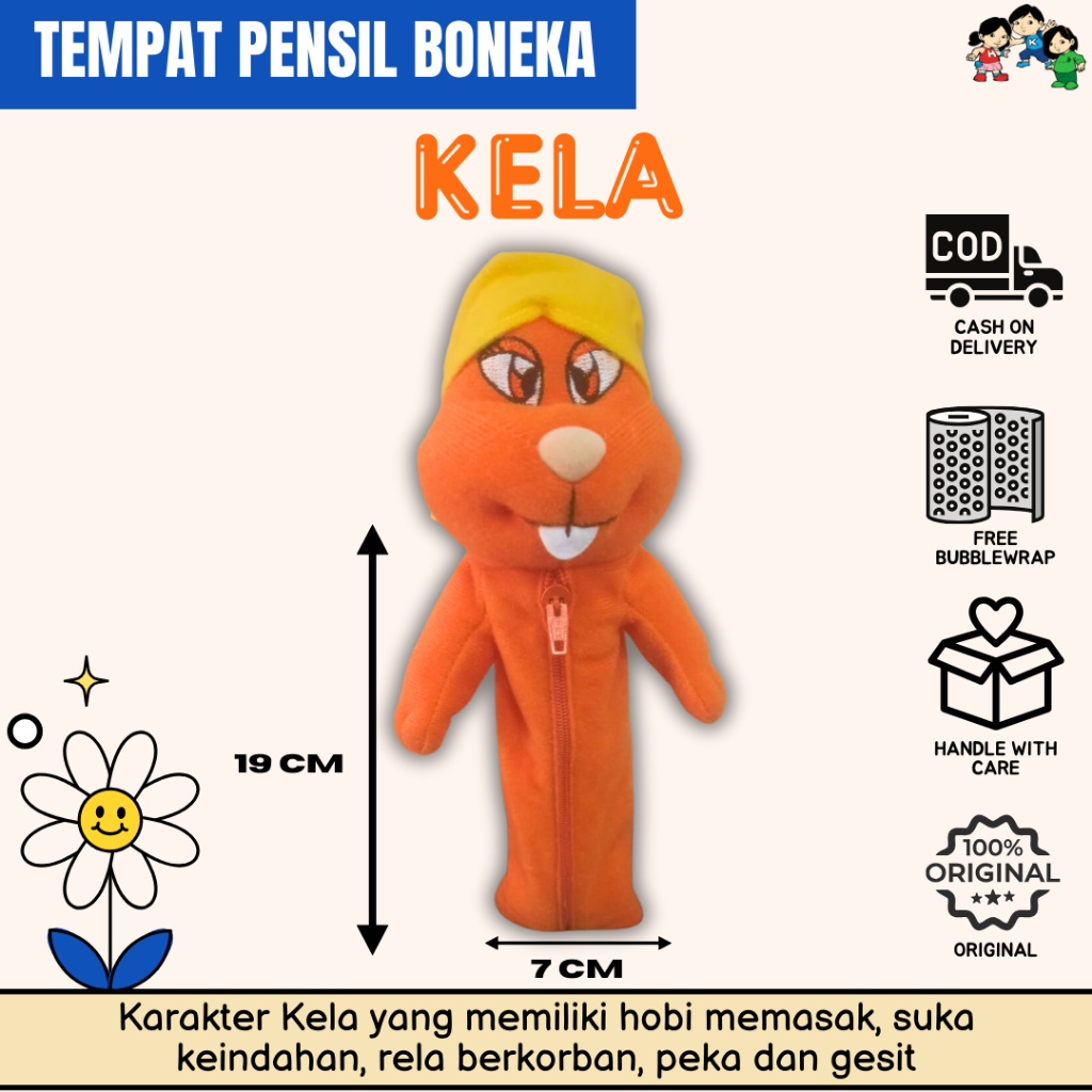 

Happy Holy Kids-Perlengkapan Sekolah-Tempat Pensil Karakter Kela