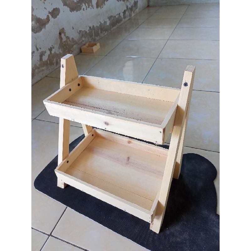 rak kayu jati Belanda .rak dapur