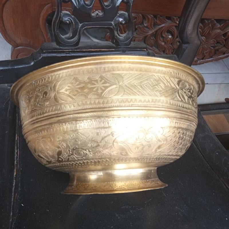 bokor kuningan / barang antik / jadulan