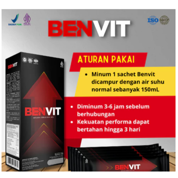 READY BENVIT Minuman suplemen herbal untuk meningkatkan stamina pria