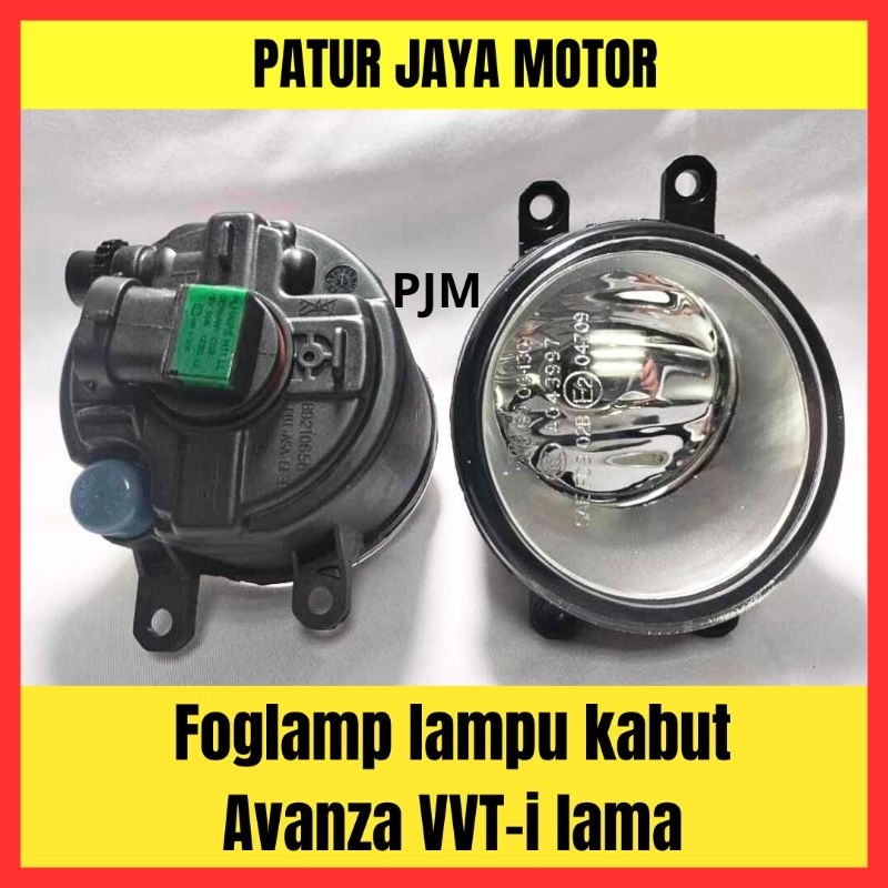 Foglamp lampu kabut mobil Avanza Xenia VVT-i tahun 2004 2005 2006 2007 2008 2009 2010 2011 kanan kir