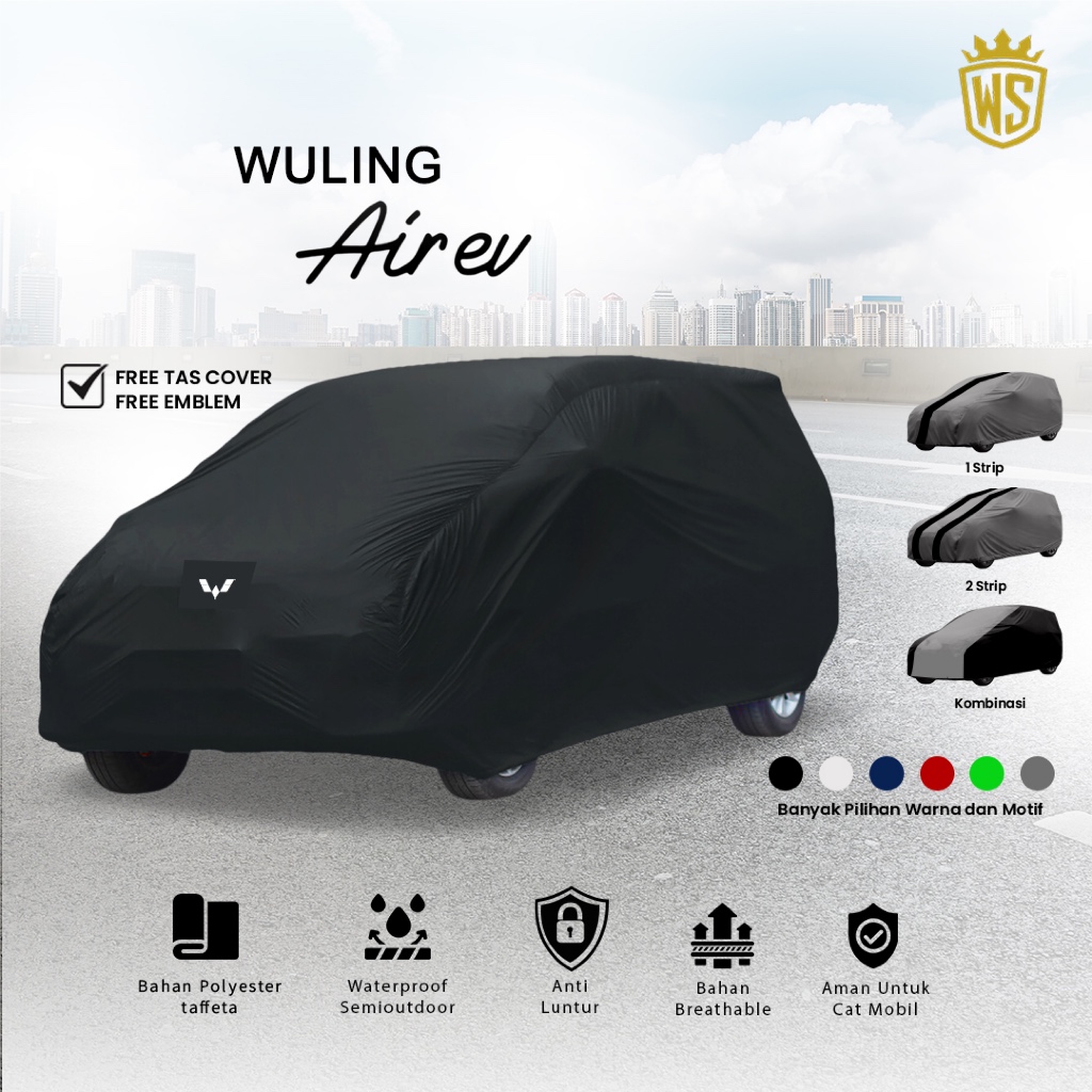 Body Cover Mobil Wuling Air EV / Sarung Mobil Wuling Air EV / Mantel Mobil Wuling Air EV / Selimut M