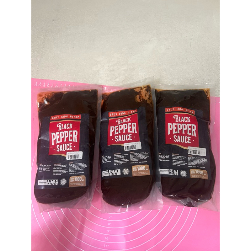 

Saus lada hitam black pepper 1000 gram 1 kg
