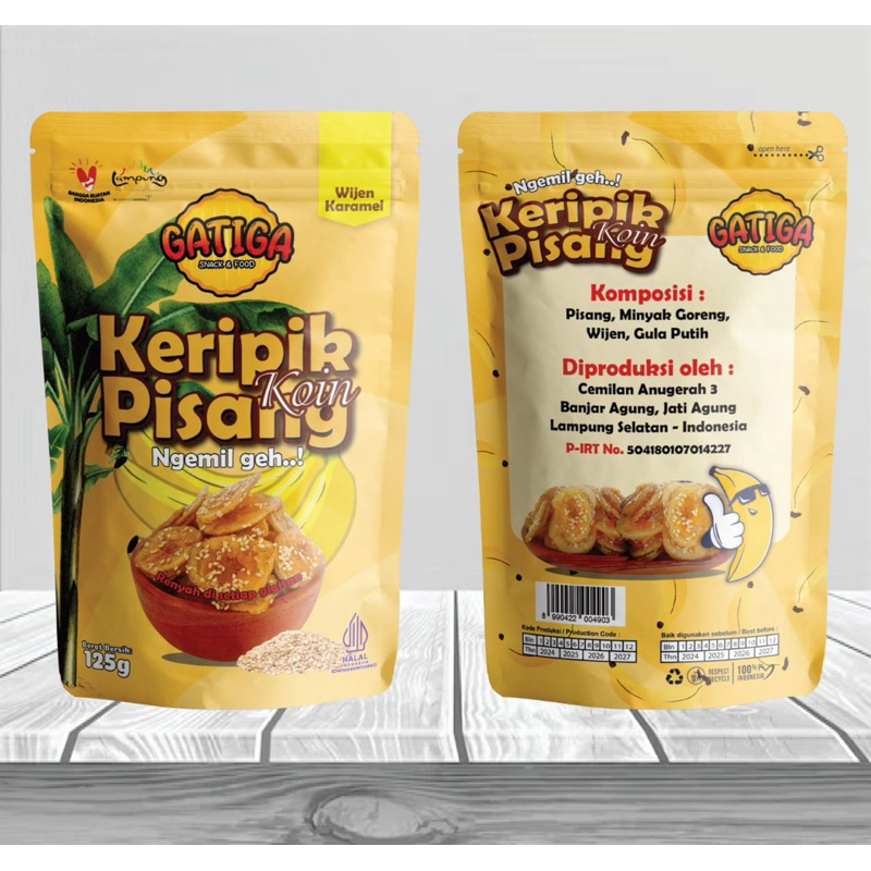 

Keripik pisang GATIGA