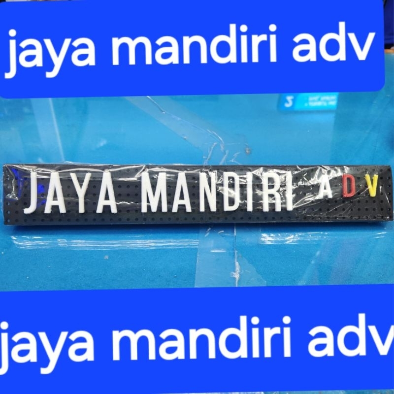 

papan nama segitiga movitex 4.5 x 30 cm