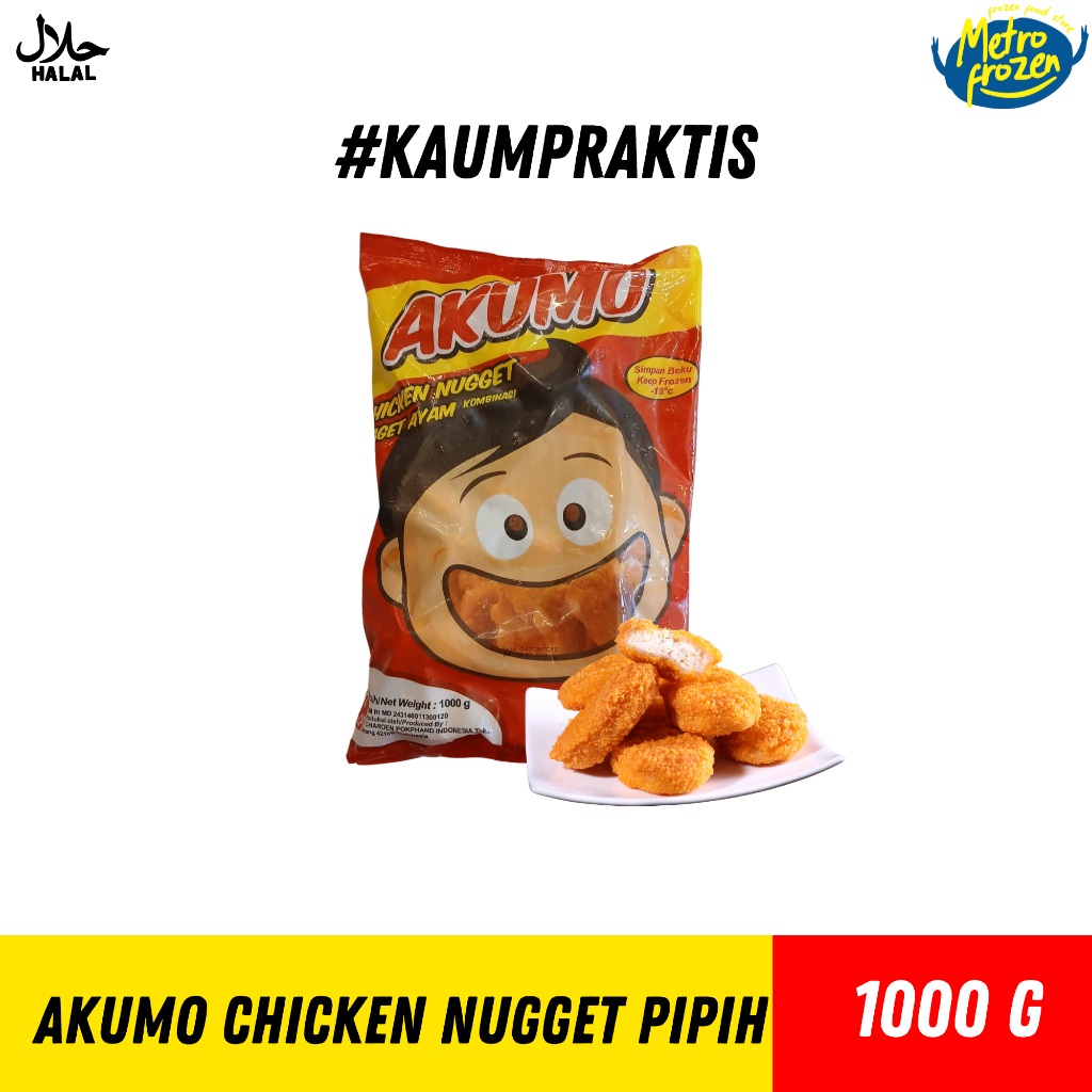 

Akumo Chicken Nugget Pipih 1kg