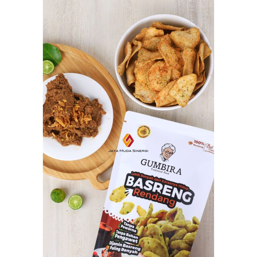 

Gumbira Snack - Keripik Basreng Varian Rendang