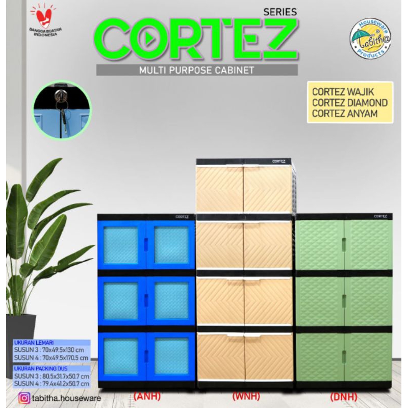 LEMARI PLASTIK CORTEZ