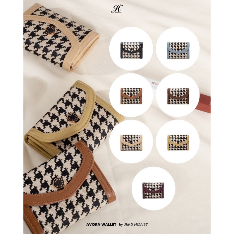 AVORA WALLET JIMSHONEY DOMPET LIPAT WANITA DOMPET MINI DOMPET KECIL