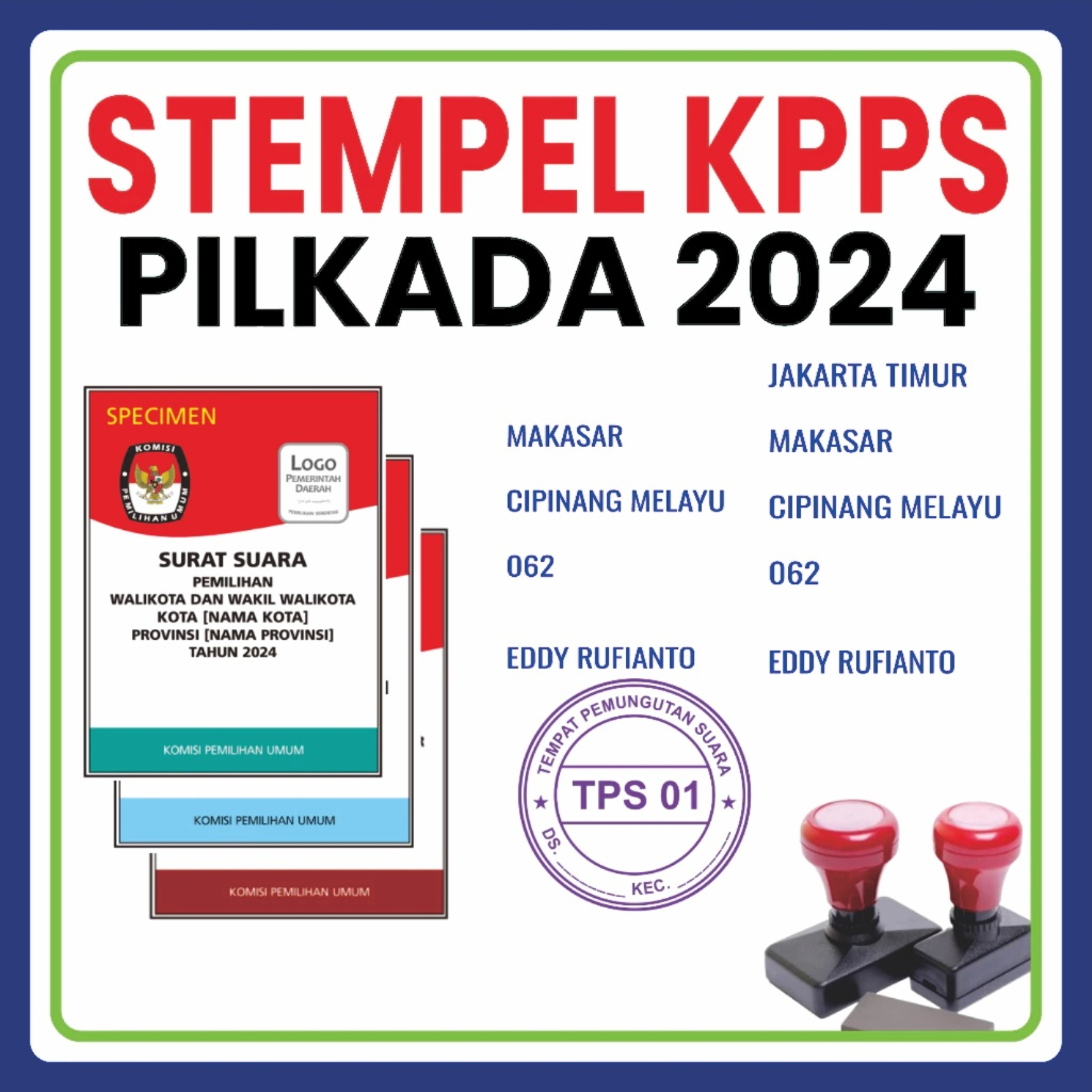 

STEMPEL PILKADA/TPS/RESMI/SESUAI-KPU