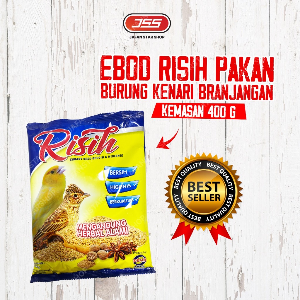 Ebod Risih Pakan Burung Kenari Branjangan dan Burung Lainnya