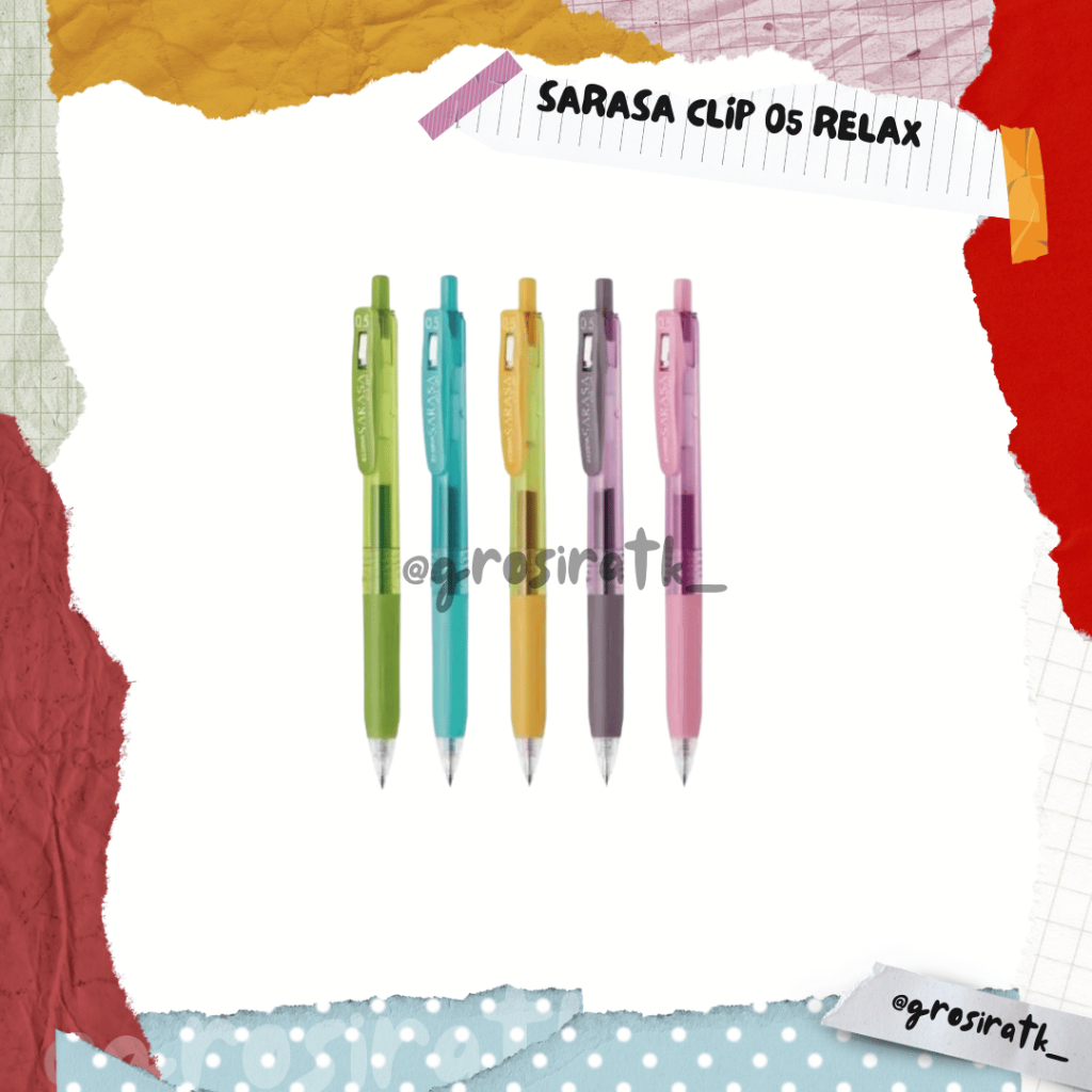

ZEBRA SARASA CLIP 05 RELAX satuan - Limited Edition