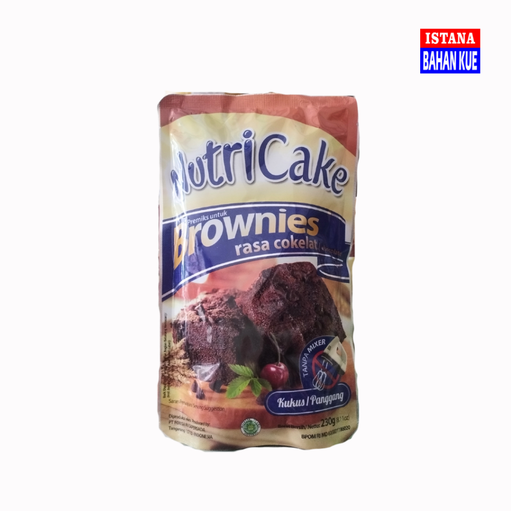 

Nutricake brownies kukus panggang coklat 230gr