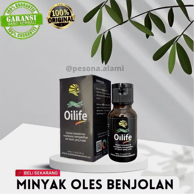 Obat Herbal Penghilang Benjolan Ambeyen Ambeien - Penghilang Lipoma Tiroid OILIFE Minyak Oles Herbal