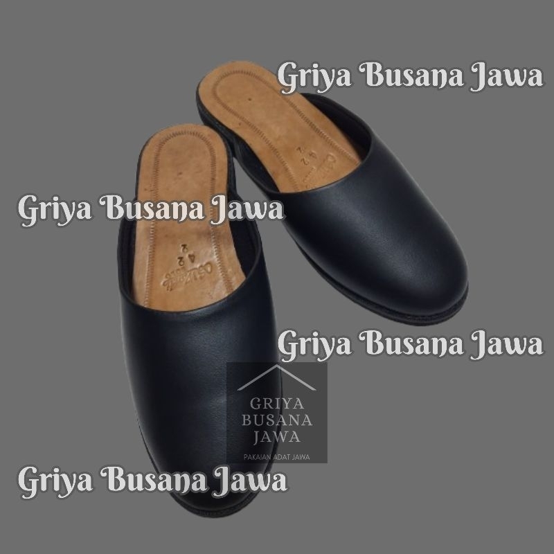 Sandal Selop Kulit Busana Jawa Pria