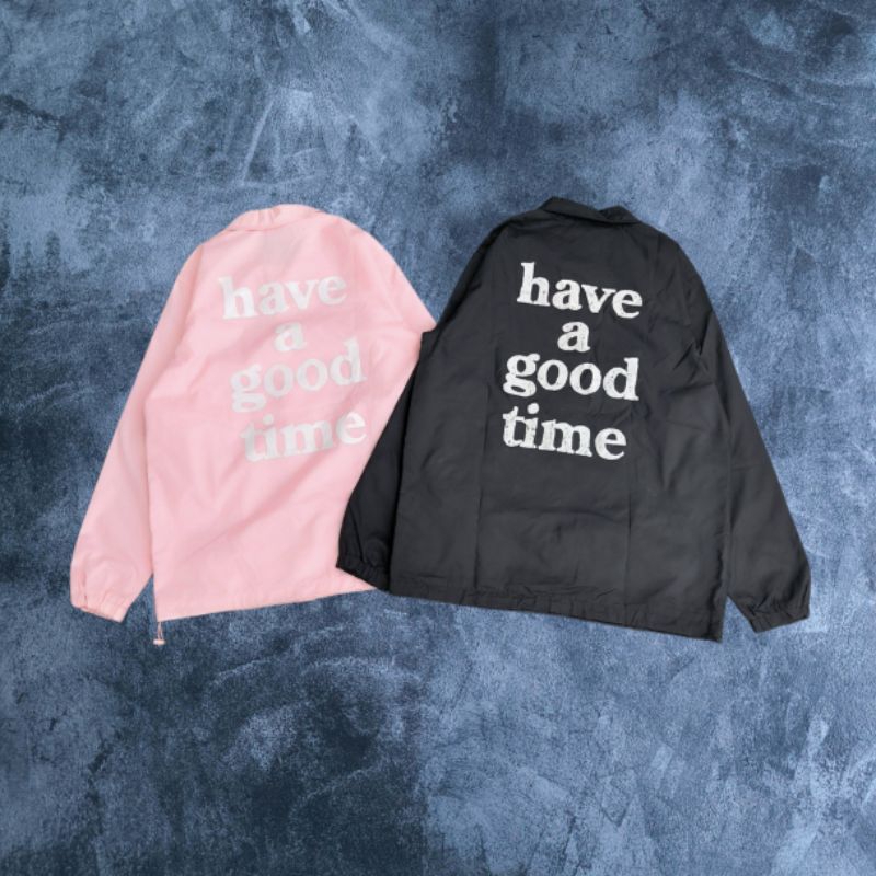 Coach jacket have a good time