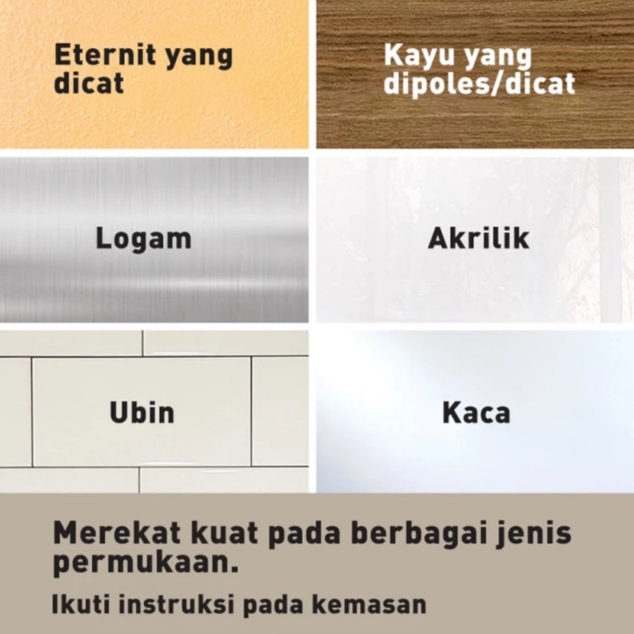 

D3W! Double Tape 3 M Scotch Strong 110M25 Double Sided Mounting Tape Indoor Menahan Hingga 6kg