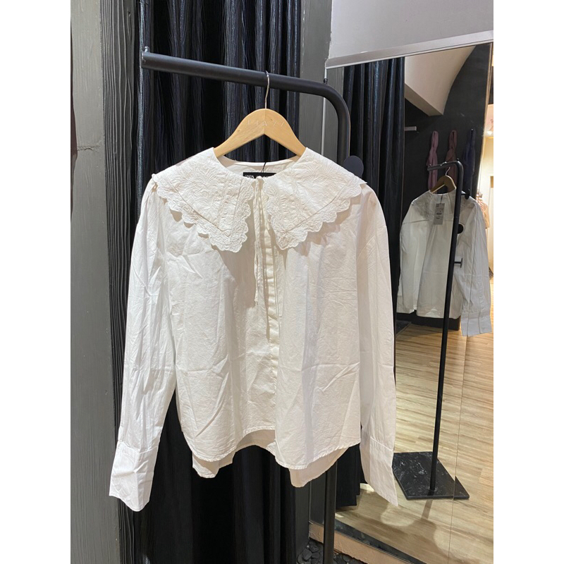 Zara blouse white