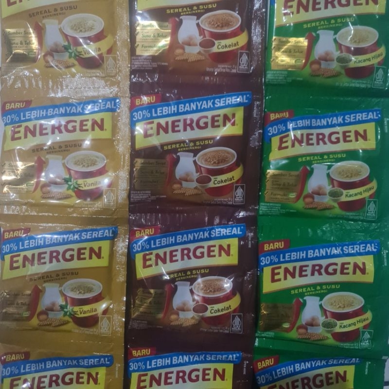 

Energen 1 renteng + bonus isi 30%