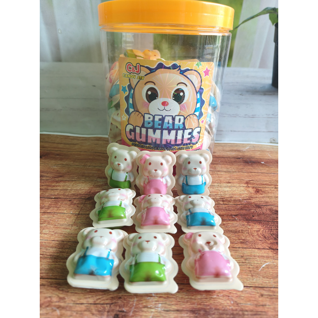 

(5 PCS) GUMMY BEAR PERMEN LUNAK BONEKA