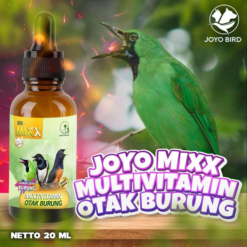 Multviitamin Otak, Kecerdasan ,Daya ingat burung ,Cepat merekam masteran|  MIXX MULTIVITAMIN OTAK BU