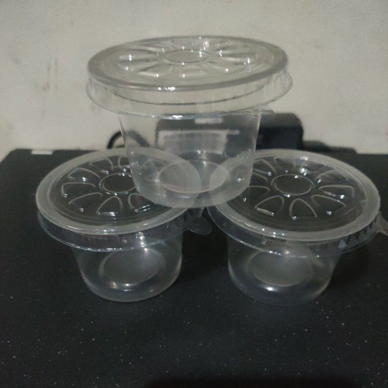 Cup Puding Kecil +tutup isi 50pcs/roll
