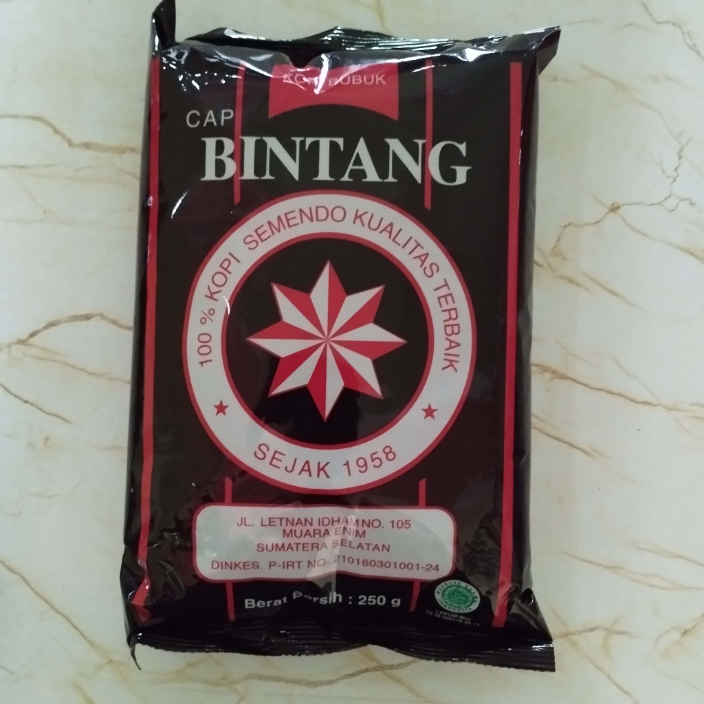 

Kopi hitam bubuk Kopi Merk Bintang Healthy 101 168 coffee