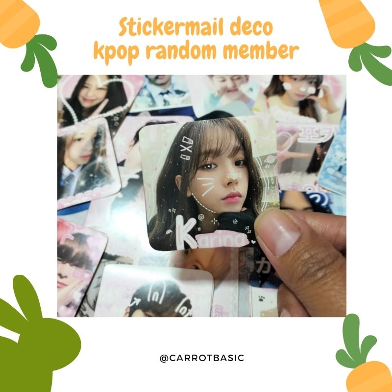 

STICKERMAIL KPOP JOURNALLING (DIKIRIM RANDOM)