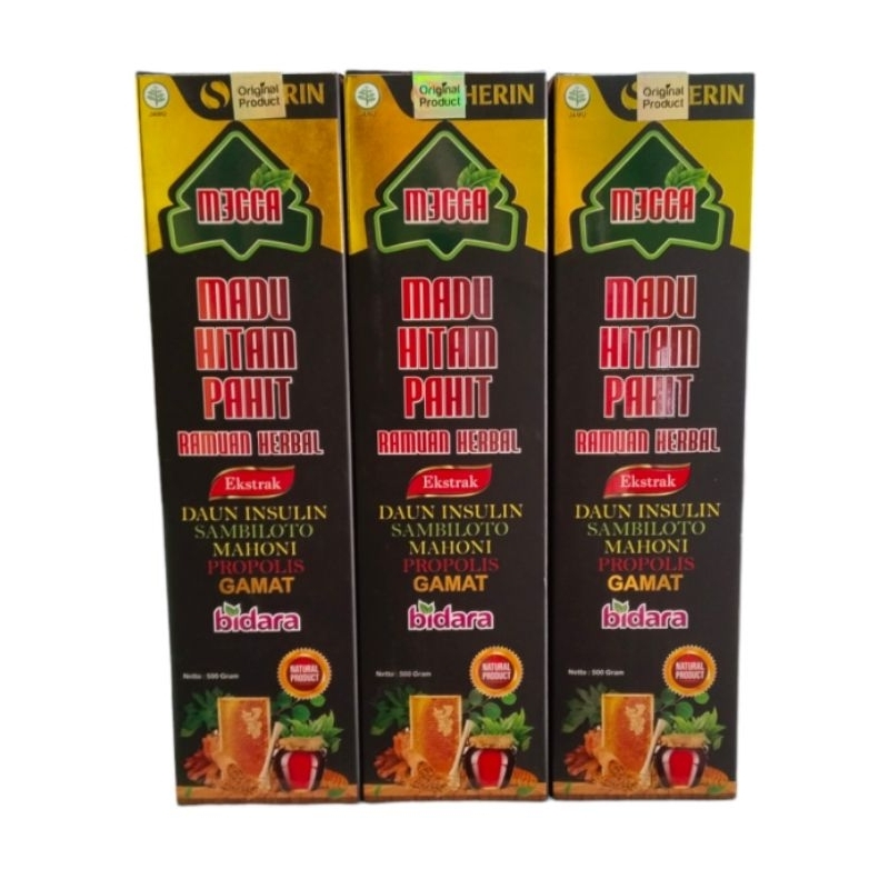 

MADU HITAM PAHIT MECCA 500GR